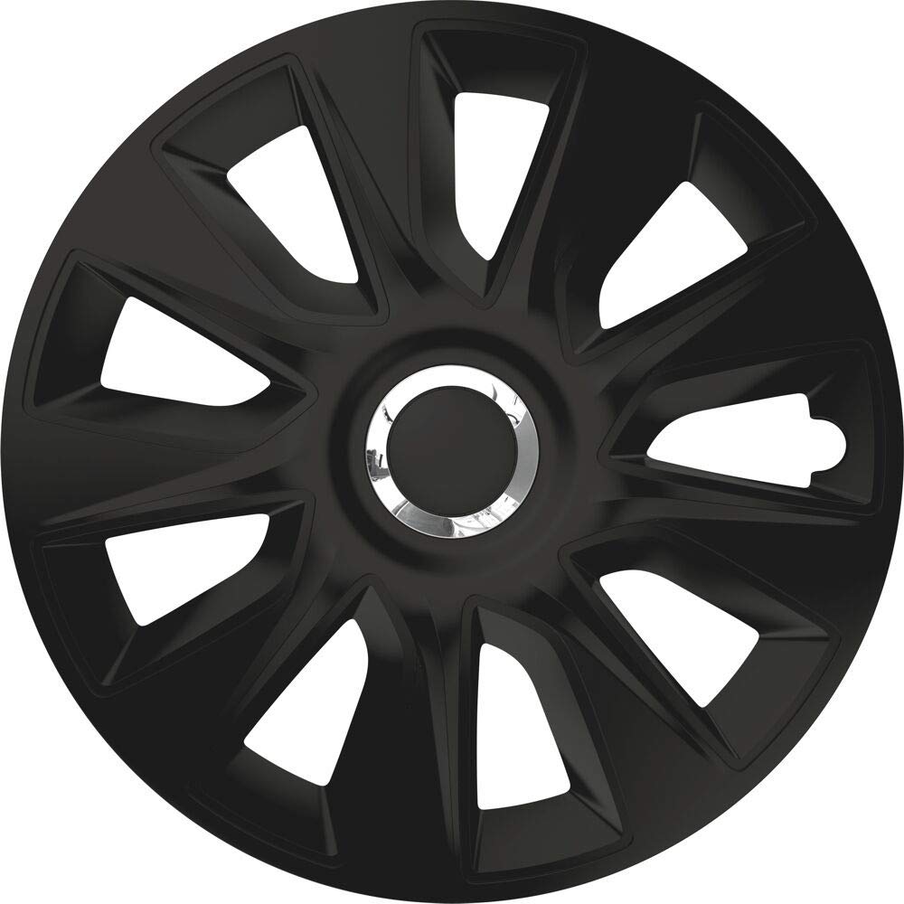 J&J AUTOMOTIVE | 17" Radkappen Radzierblenden 4er Set 17 Zoll Schwarz Stratos RC, Radabdeckung, Radkappen, Zierblenden, Felgen von J&J AUTOMOTIVE