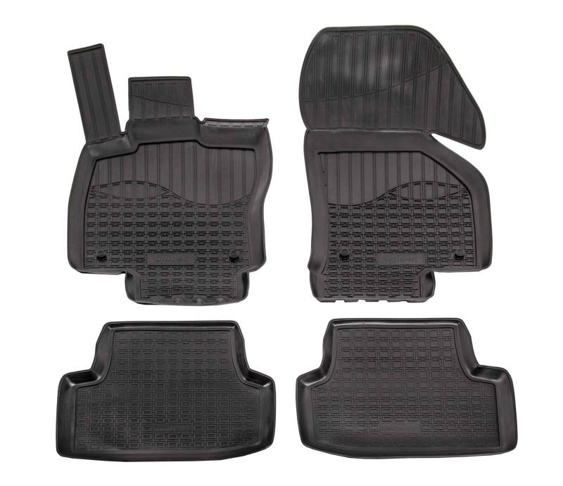 Norm Liners | 3D Gummimatten Auto Matten Fussmatten Kompatibel mit Golf 7, 2012-2019, Rand cca 4cm, Allwetter, 4Tlg, Premium Qualität von J&J AUTOMOTIVE