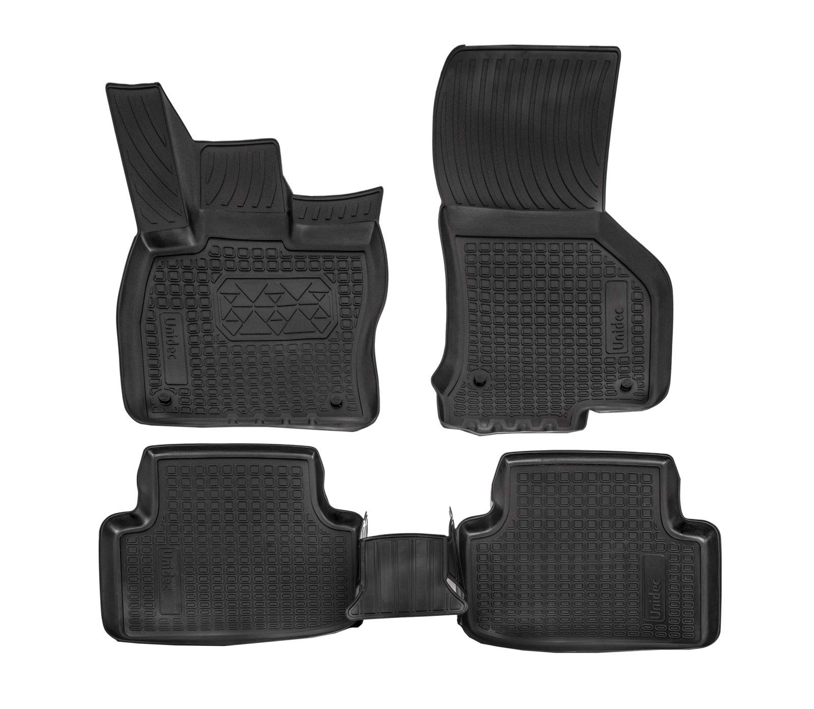 Norm Liners | 3D Gummimatten Auto Matten Fussmatten Kompatibel mit Octavia 3, 2013-2019, 4, ab 2019, Rand 4-5 cm, Allwetter, 4Tlg, Premium Qualität von J&J AUTOMOTIVE