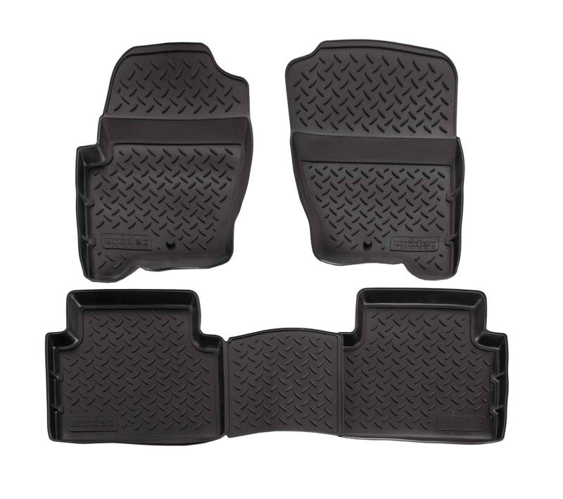 Norm Liners | 3D Gummimatten Auto Matten Fussmatten Kompatibel mit Range Rover Sport L320 2005-2012, Rand 4cm, Allwetter, 4Tlg, Premium Qualität von J&J AUTOMOTIVE