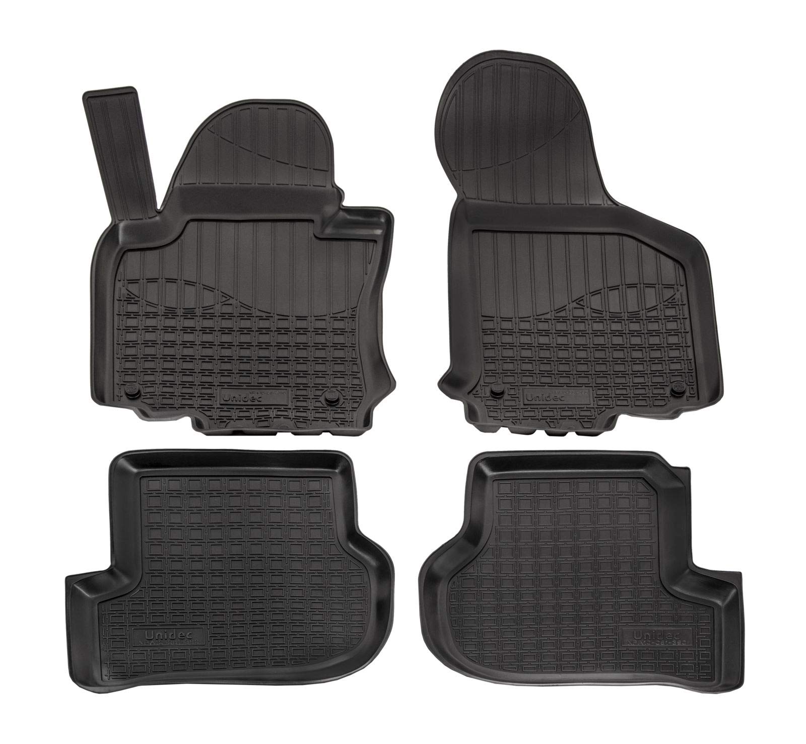 Norm Liners | 3D Gummimatten Auto Matten Fussmatten Kompatibel mit Octavia 2, 2004-2013, Rand cca 4cm, Allwetter, 4Tlg, Premium Qualität von J&J AUTOMOTIVE