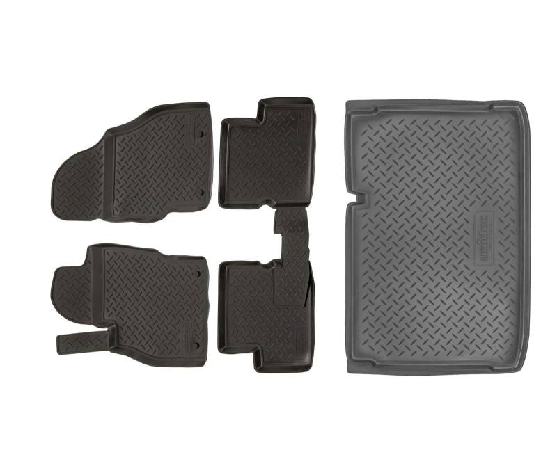 Norm Liners | Allwetter TPE Gummimatten + Kofferraumwanne Set Für Corsa D/E 2006-2019, Antirutsch, Passgenau, Rand 2-4cm, Schwarz von J&J AUTOMOTIVE