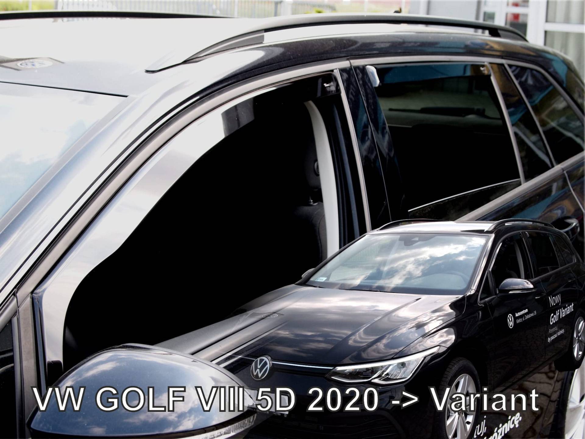 | Windabweiser für Golf VIII Variant ab 2020, 4tlg Regenabweiser von J&J AUTOMOTIVE