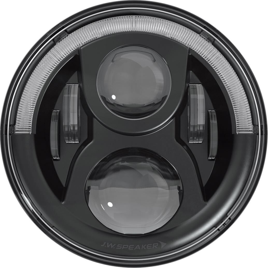 J.W.Speaker LED Scheinwerfereinsatz 7" 8700Evo2 mit Tagfahrlicht schwarz von J.W.Speaker