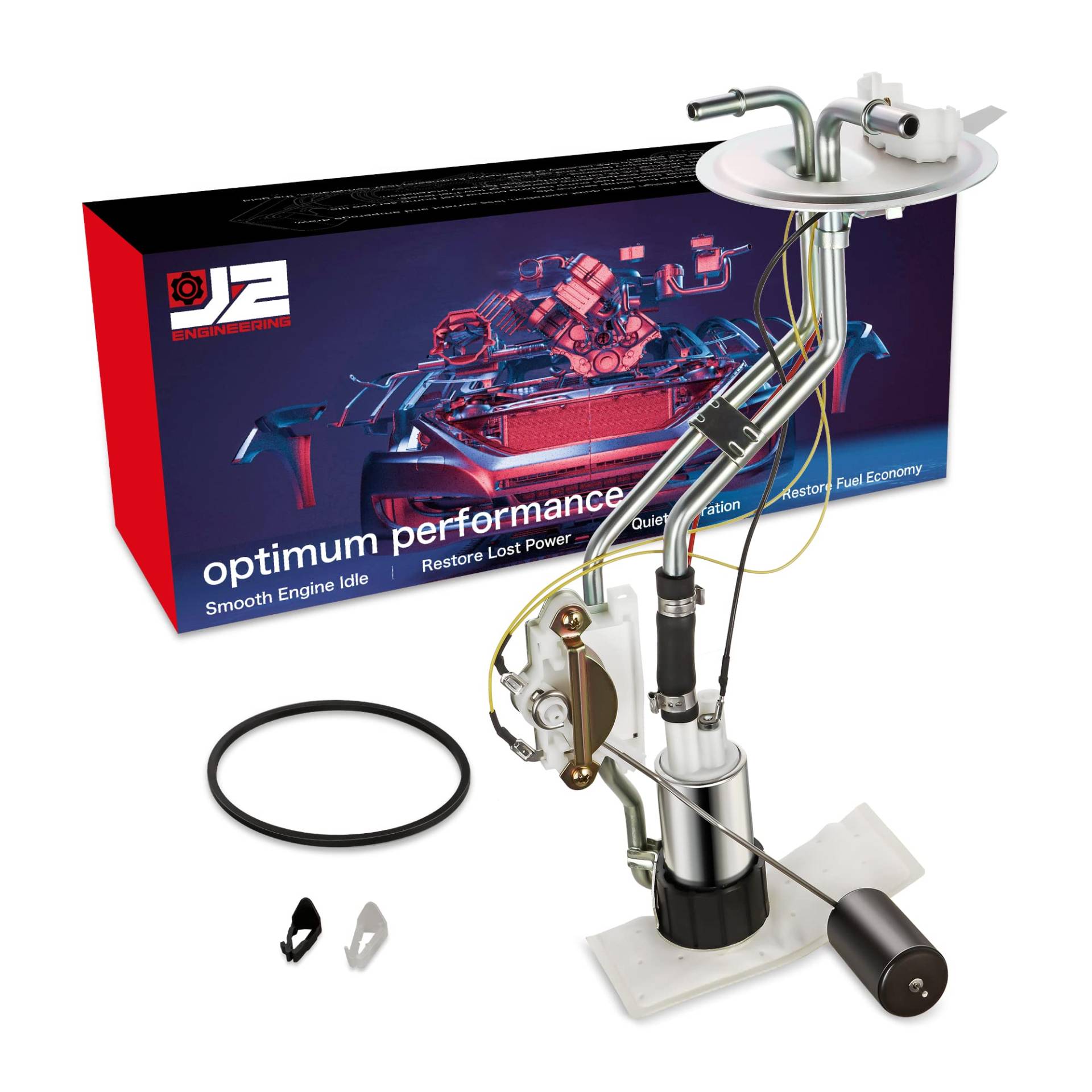 J2 Engineering J2-FPM-0015 Elektrische Kraftstoffpumpe Montagemodul kompatibel mit 89-97 Ranger / 94-97 B2300 B3000 B4000 von J2 Engineering