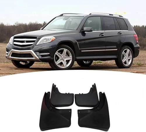 4 Stück Auto Schmutzfänger für Mer-cedes Benz GLK X204 2008-2015(with Side Pedal),Auto Front Heck Spritzschutz Abdeckung Langlebiges Kotflügel,Auto Styling Zubehör von JACCOS