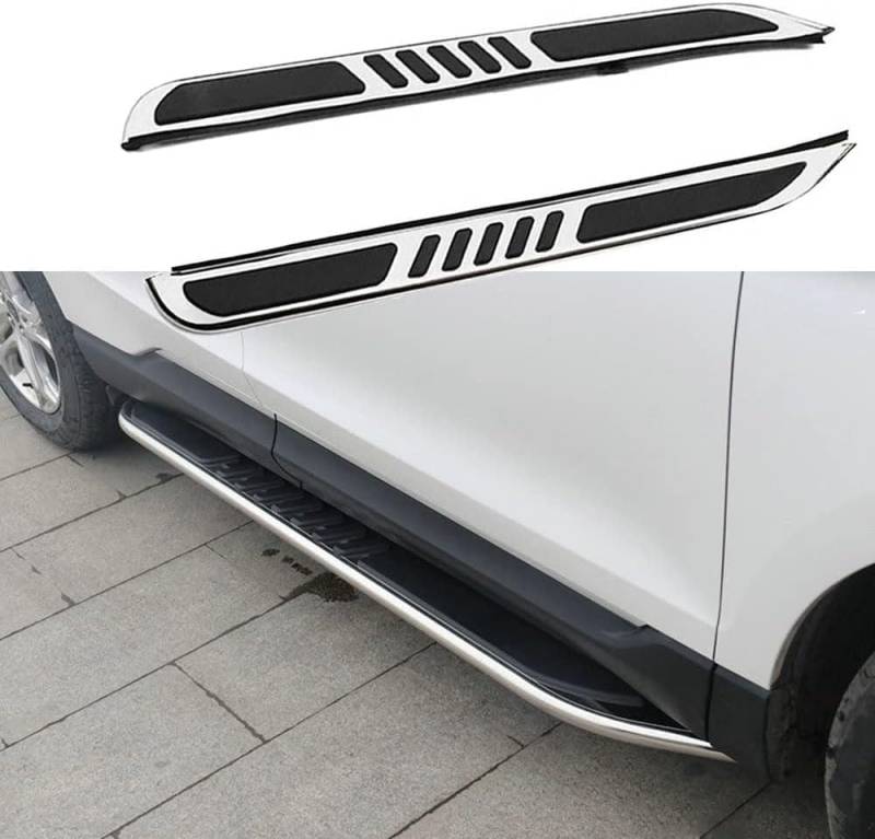 Auto Trittbretter Seitenschweller für Mi-tsubishi Eclipse Cross 2018–2024,Schweller Seitenrock Flügel Diffusor,Side Rock Verlängerung Rocker Platte Body Kit von JACCOS