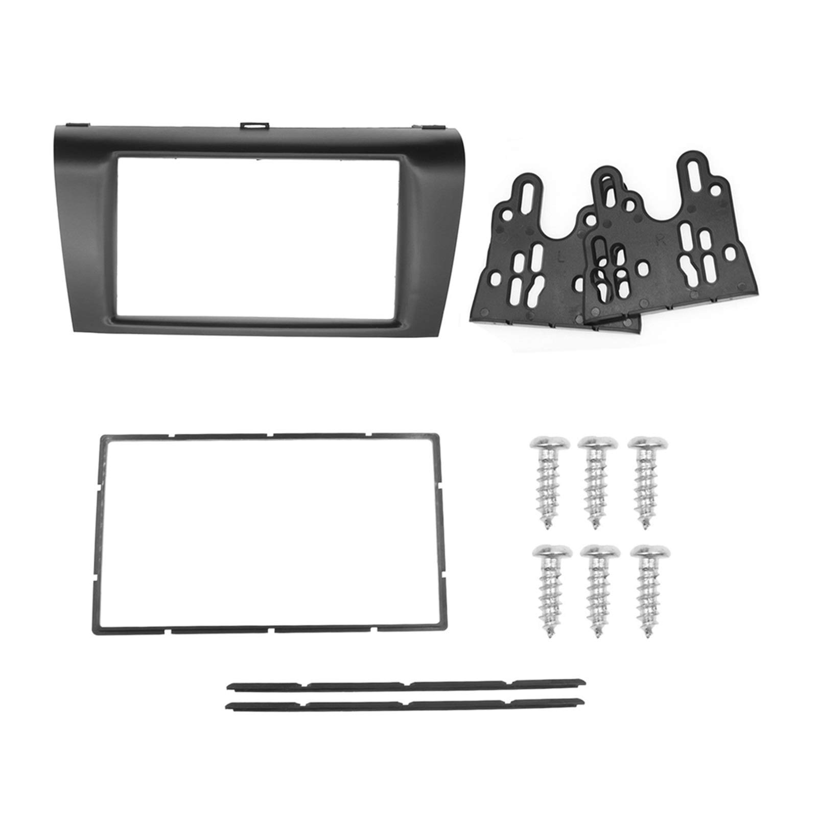 JAFYLO 2-DIN-Autoradio-Einbau-Adapter, for Mazda, 3 Axela 2004–2009, CD-Stereo-Panel-Rahmenverkleidungs-Set, 173 x 98 mm, 178 x 100 mm, 178 x 102 mm Autoradio-Rahmen von JAFYLO