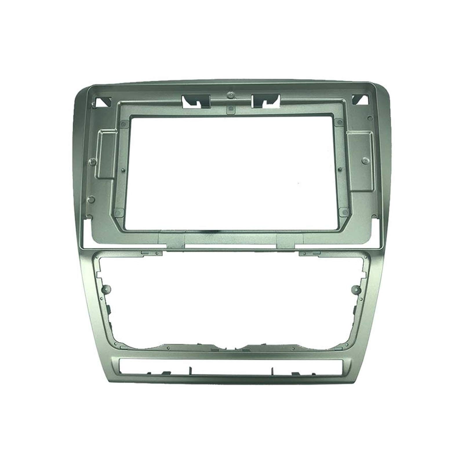 JAFYLO 2 Din 10,1 Zoll Autoradio-Installations-DVD GPS Mp5 Kunststoff-Einbaurahmen, for Skoda, for Octavia, 2007–2014 Dash Mount Kit Autoradio-Rahmen von JAFYLO