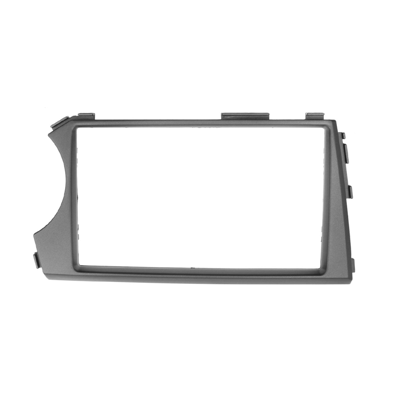 JAFYLO 2-Din-Radio-Audio-Blende for Ssang Yong Actyon Kyron, Radio, GPS, DVD, Stereo, CD-Panel, Armaturenbrett-Montage, Installations-Trim-Kit-Rahmen Autoradio-Rahmen(LHD) von JAFYLO