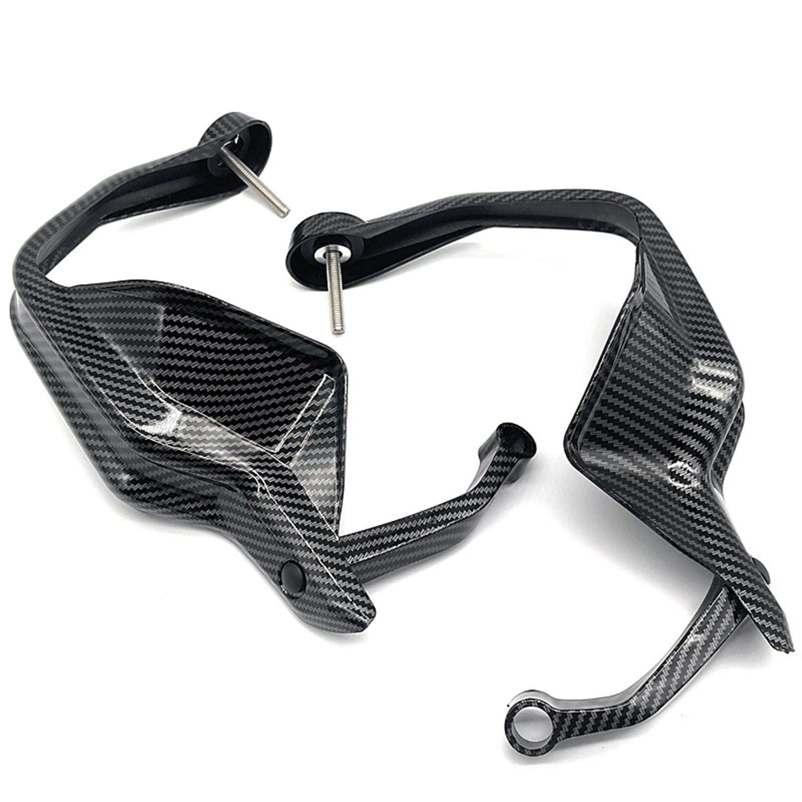 JAFYLO 2023 R1250GS R1250 GS Adventure GSA Windabweiser Schild Handprotektoren Handprotektoren Schutz, for BMW, R1200GS LC ADV 2013-2022 Motorrad-Handprotektoren(Carbon Handguard) von JAFYLO