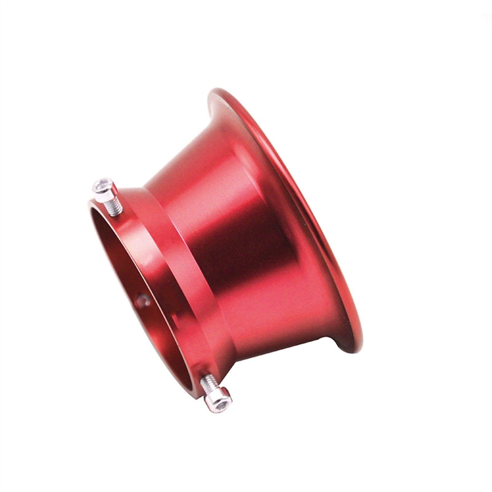 JAFYLO 55mm, for, for, for, for Koso 32 34MM Wettbewerbsfähiger Moto Modifizierter Vergaser Luftfilterbecher Windbecher Horneinlass Aluminiumlegierung Vergaserersatz(Red) von JAFYLO