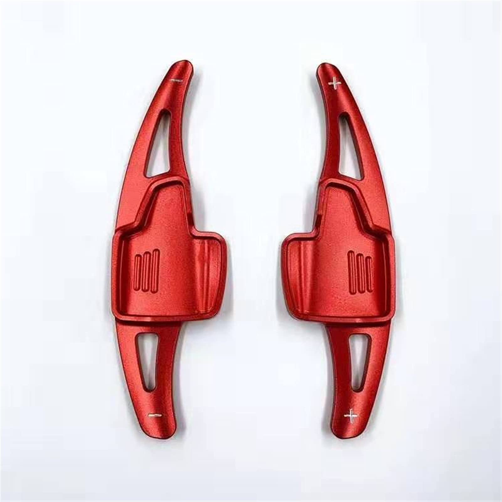 JAFYLO Auto-Aluminiumlegierung-Lenkrad-Schaltwippen-Schalthebel, for Ford, for Focus, for Kuga, for Ecosport, Auto-Styling Lenkrad-Schaltwippen(Red) von JAFYLO