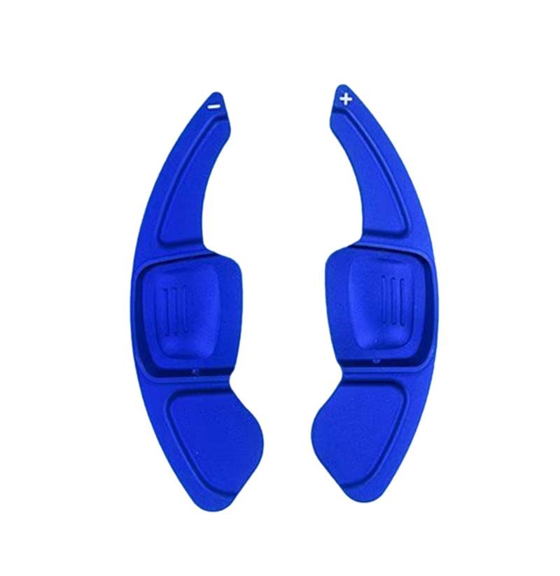 JAFYLO Auto-Aluminiumlegierung-Lenkrad-Schaltwippen-Schalthebel, for Volkswagen, for Tiguan, MK2, for Golf, 7 2017 2018 2019 Auto-Styling Lenkrad-Schaltwippen(Blue) von JAFYLO