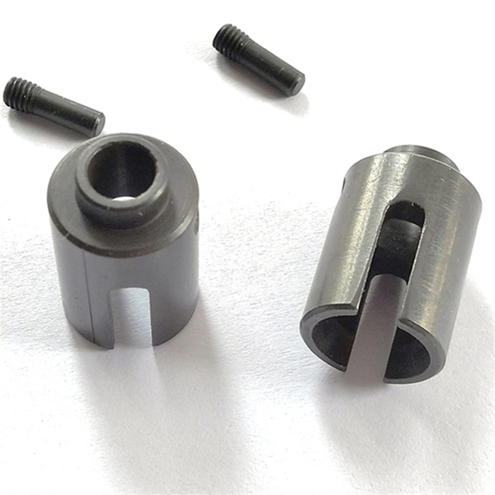 JAFYLO Ersatzteil Metall vorne und hinten CNC CVD Antriebswelle 1/10 RC Auto 1021 1025 8025 8051 8055 RC-Auto-Upgradeteile(Drive Connect Cup) von JAFYLO