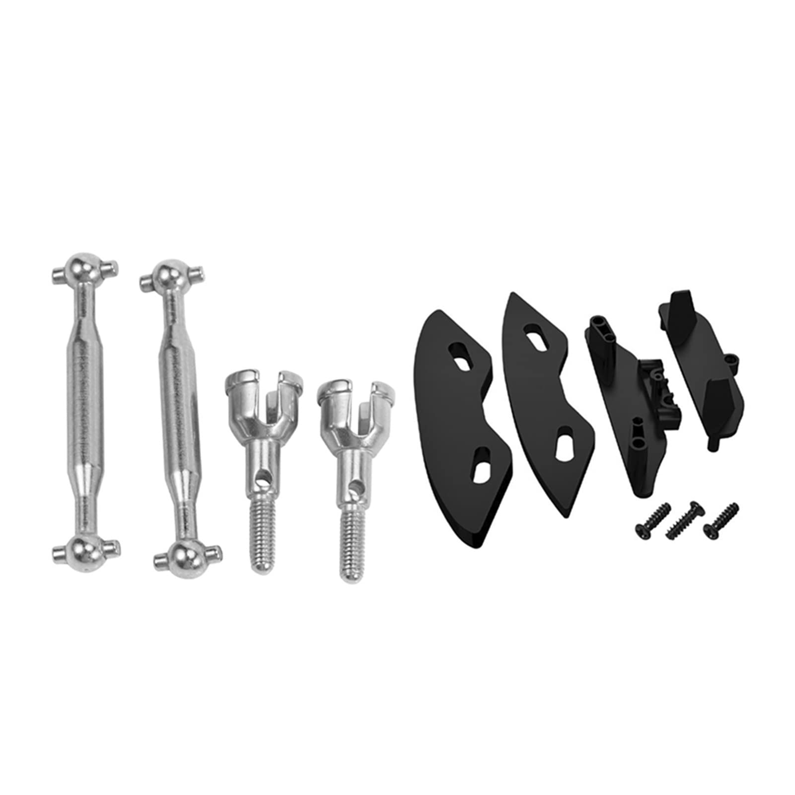 JAFYLO Frontstoßstangenbaugruppe Antikollisionskomponente mit 2Set Metall-Hinterradantriebswellen-Dogbone SG1603 SG1604 1/16 RC Auto RC-Auto-Upgradeteile von JAFYLO