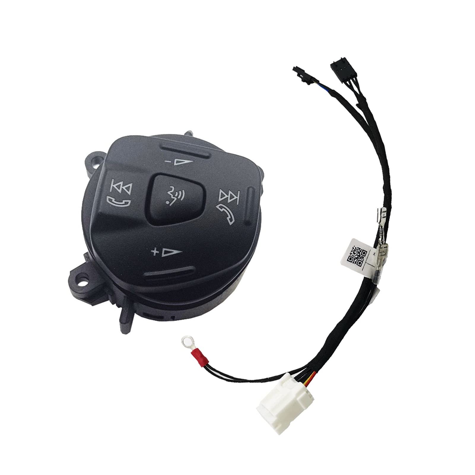 JAFYLO Lenkrad Cruise Audio Lautstärke Sound Control Schalter Mit Kabel, for Ford, for Fiesta, MK7 MK8 ST, for Ecosport, 13-15 Multifunktionstaste von JAFYLO