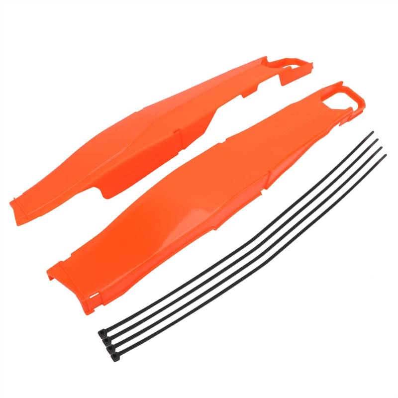 JAFYLO Motorrad Schwinge Schutz Protector Schwinge Schutz Abdeckung EXC EXCF XCW XCFW 150 200 250 300 350 450 500 2012-2009 Schwingenschutzabdeckung(Orange) von JAFYLO