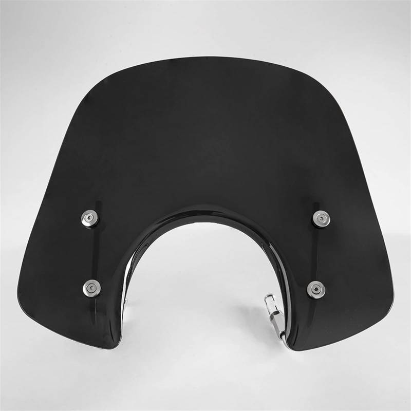 JAFYLO Motorrad Windschutzscheibe Luft Windabweiser Windschutzscheibe Staubdicht Schutz Zubehör, for Piaggio, for Vespa, GTS 250 300 LX 50 125 150 Windschutzscheibe(Smoke) von JAFYLO