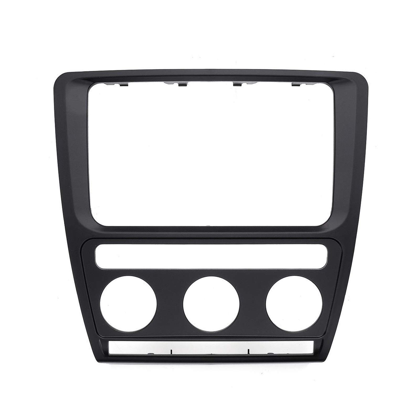 JAFYLO Radio Panel Dash Fascia Platte Rahmen, for Skoda, for Octavia, (Automatische Klimaanlage) 2004-2010 Auto Stereo Einbau Rahmen Facia Trim Autoradio-Rahmen von JAFYLO