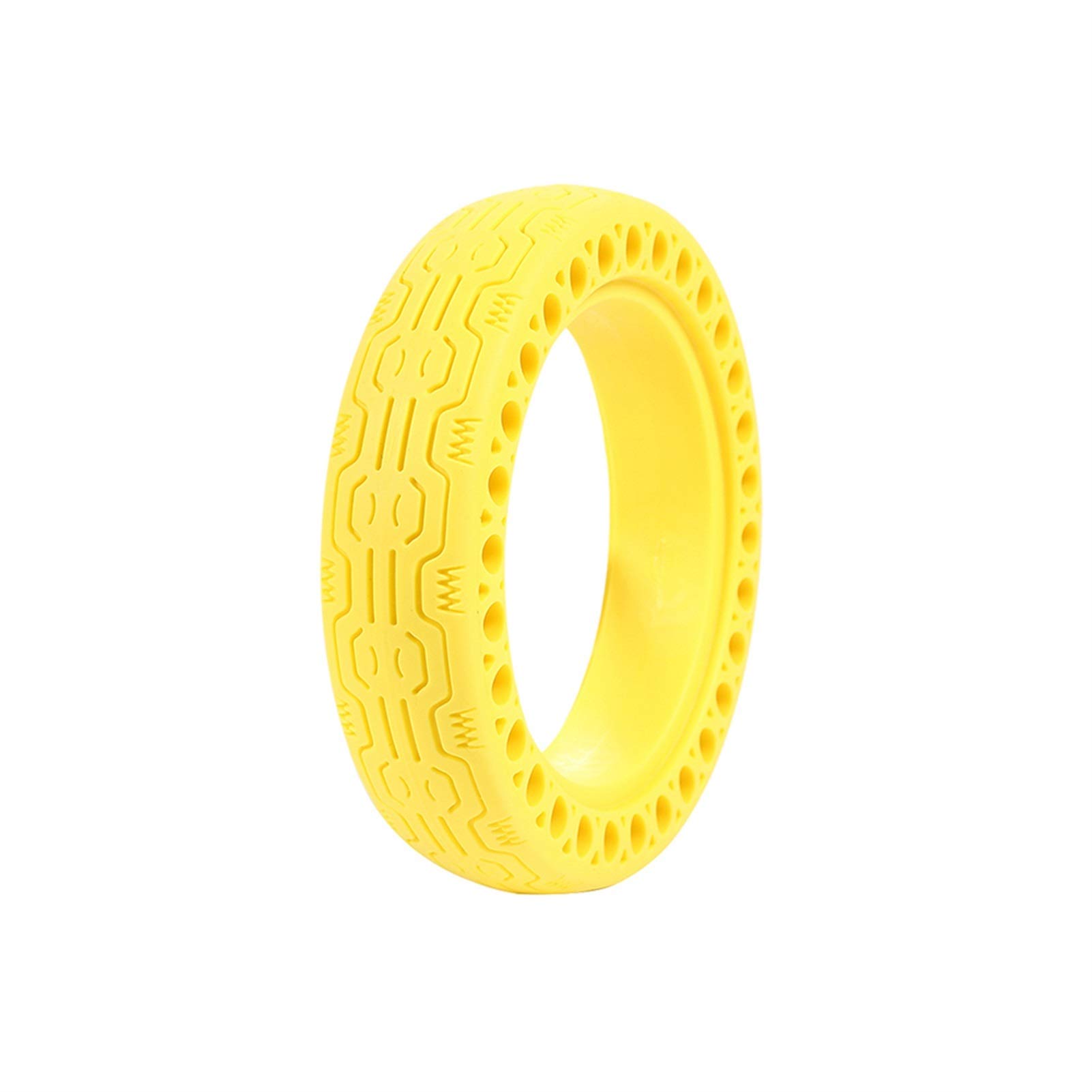 Rollerrad, für, for Xiaomi, M365 Elektroroller-Reifen, pannensicherer Wabenhohlreifen, Rutschfester Stoßdämpfer-Radreifen(Yellow) von JAFYLO