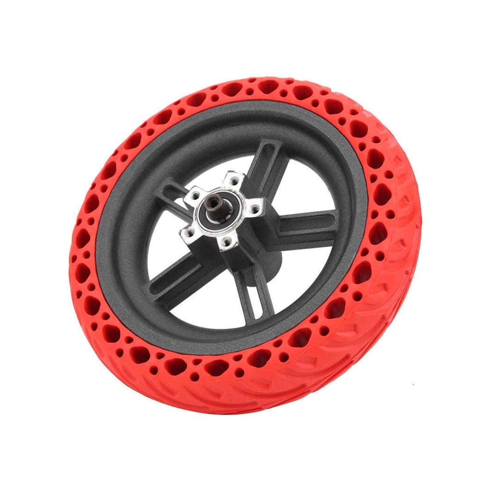 Rollerrad 8,5-Zoll-Scooter-Hinterradreifen, for Xiaomi, PRO +120 MM Scheibenbremse Explosionsgeschützter stoßdämpfender Elektrorollerreifen(Orange+Brake disc) von JAFYLO