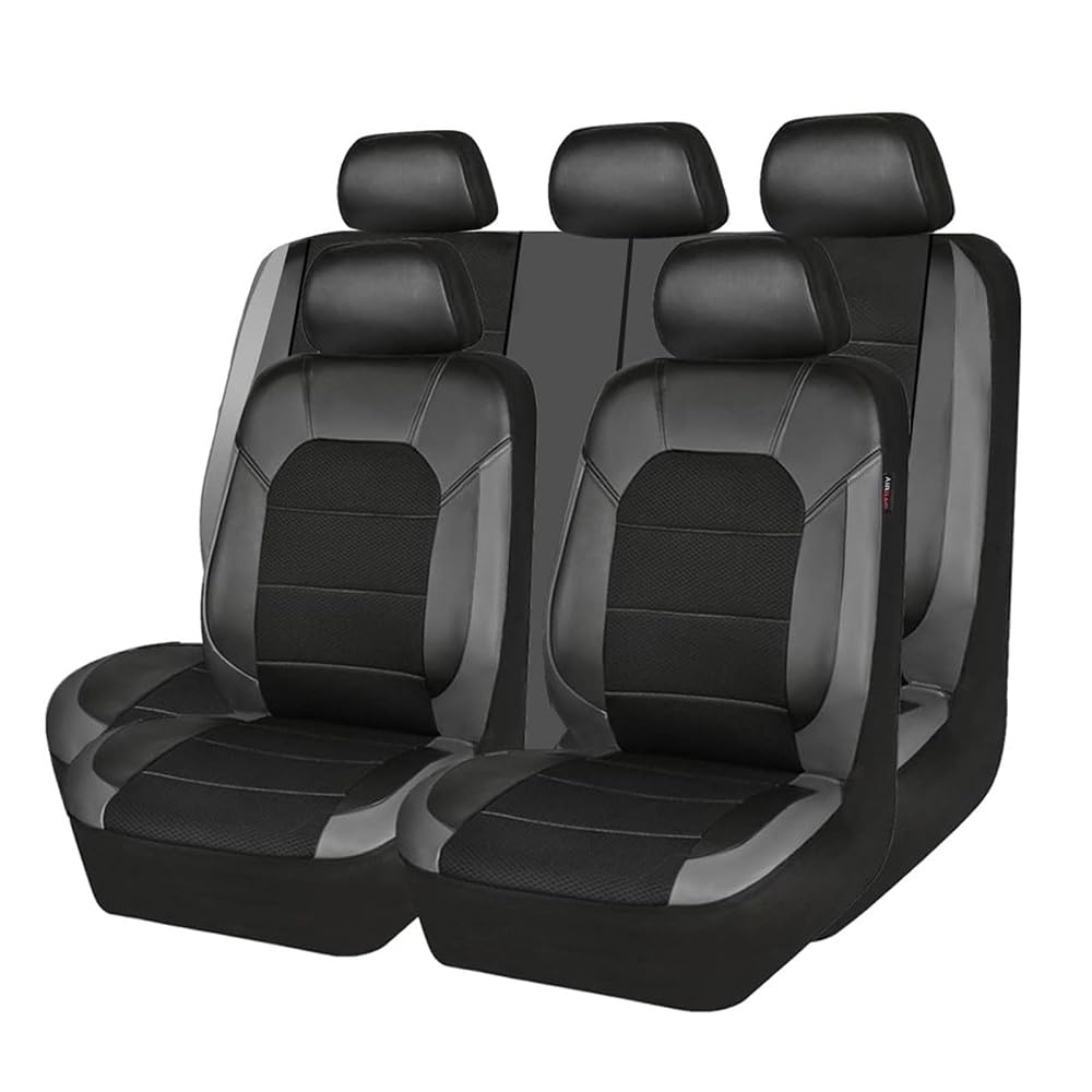 JALCH Leder Auto Sitzbezüge Sets, für Opel Astra L Sports Tourer ST GSe 2022-2024, wasserdichte Autositzbezüge Autositzschoner Universal Auto Innenraum Schonbezüge,C von JALCH