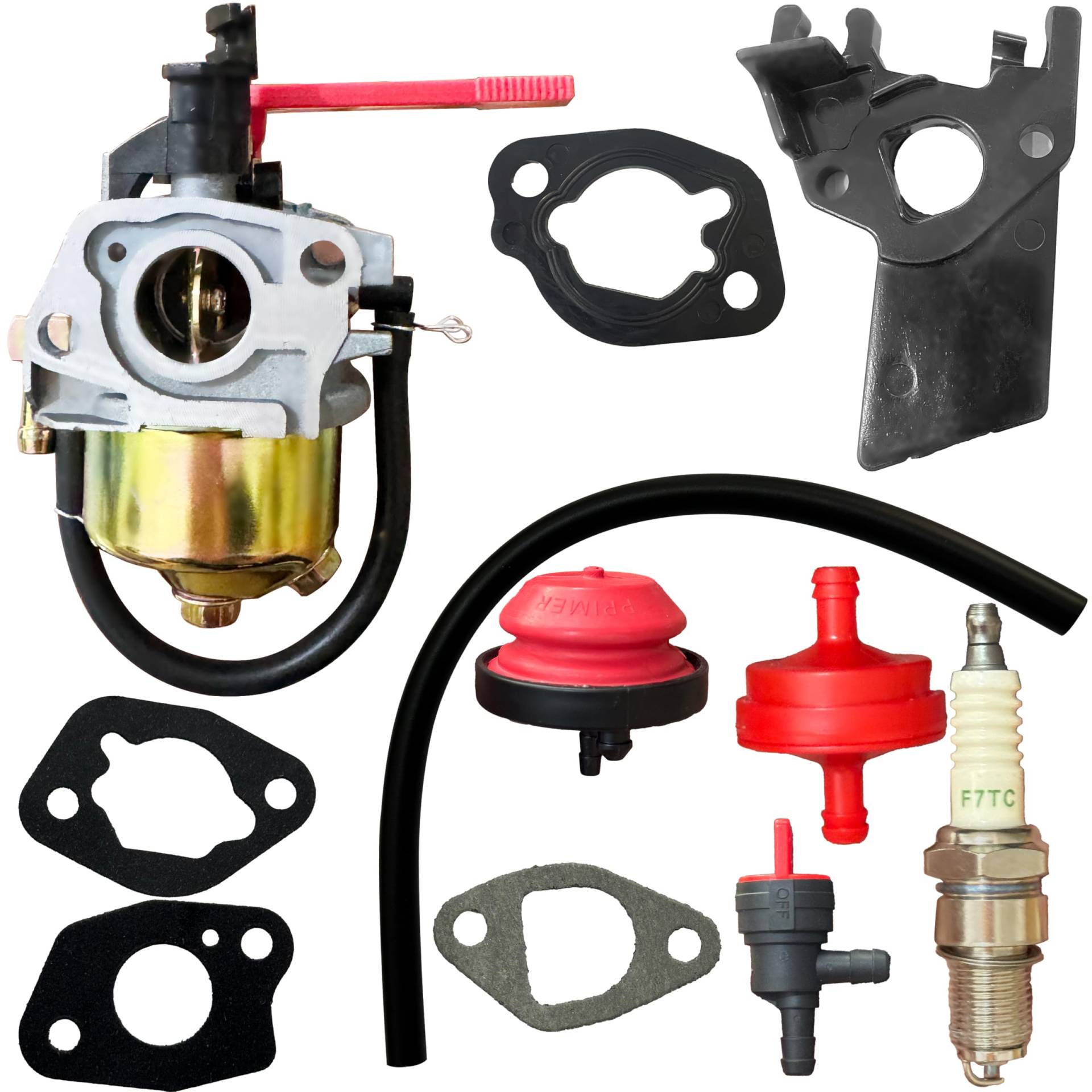 JAVENYIMAN 751-12098 Vergaser-Kit Ersatz für MTD Cub Cadet Troy Bilt 751-12011/12098 951-12011/12704/12704A, passend für HY-165J 265-ju-11 hy-165 a135 7 0-JU, 3. 70-JU-11 Motorvergaser von JAVENYIMAN