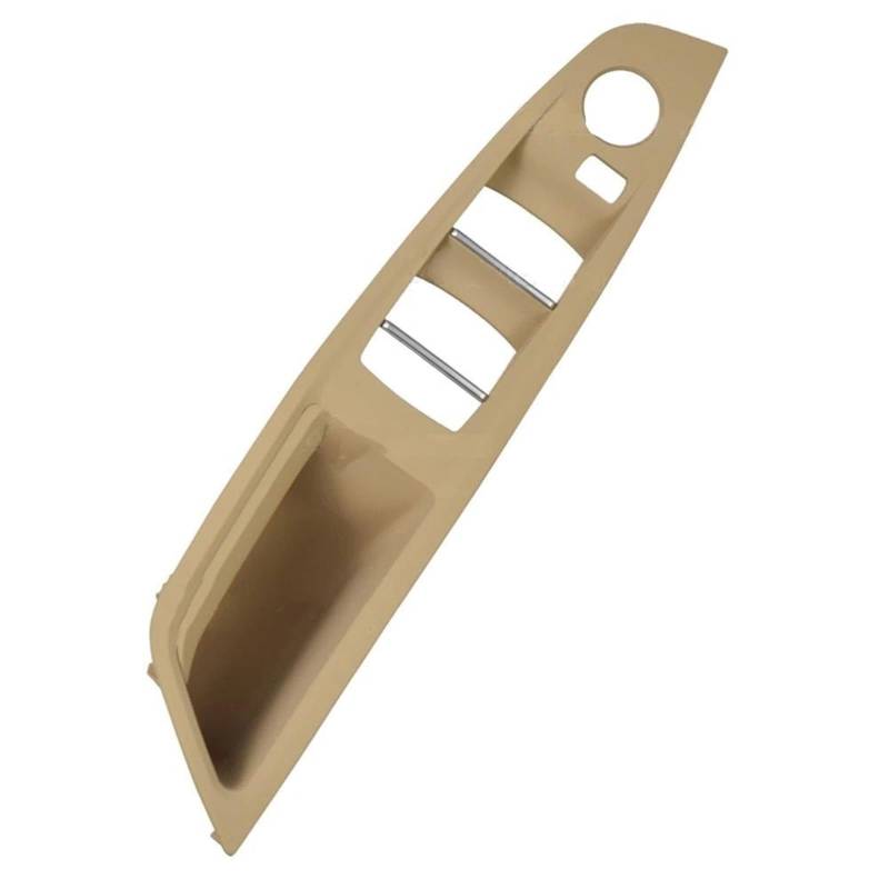 JAVON LHD RHD Innentür-Zuggriff Armlehnenverkleidung ohne Spiegel-Klappknopf for BMW 5er F10 F11 F18 520 523 525 528 530 Auto-Innentürgriffe (Size : Beige-RHD) von JAVON