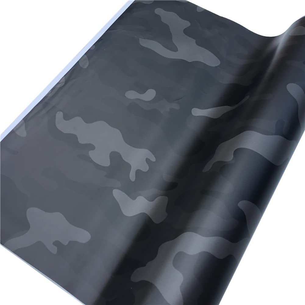 Camouflage Auto Folie, Selbstklebend Auto Schutzfolie PVC Autofolie Sticker Lackschutzfolie DIY Vinyl Folie Autoaufkleber Motorrad DIY Aufkleber Selbstklebende Filmdekor für Auto Motorrad von JAWSEU