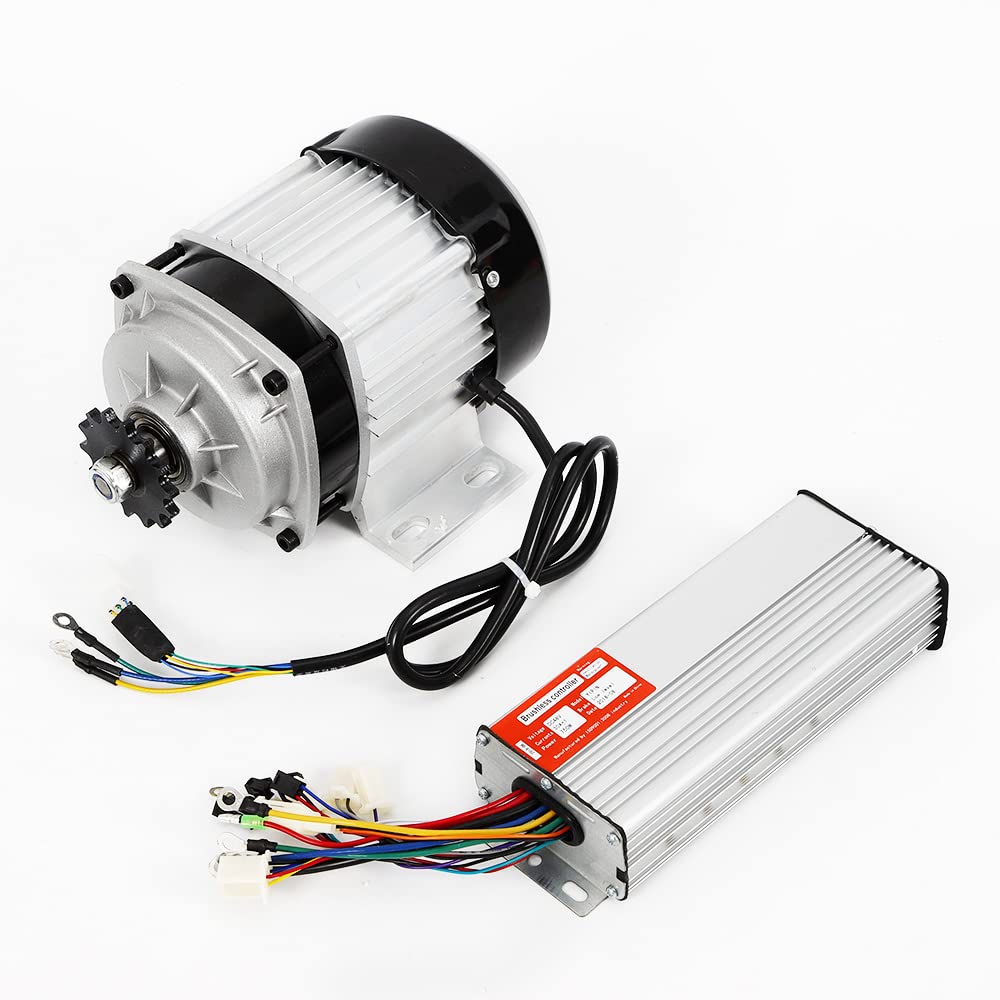 JAYEUW 48V 750W Elektro-Brushless Motor Kit Bürstenloser Motor Set Hoch Geschwindigkeit DC Motor Satz Nenndrehzahl 516RPM Reiner Kupfermotor 2,56 N.m für für Dreiräder E-Bikes Elektroroller von JAYEUW