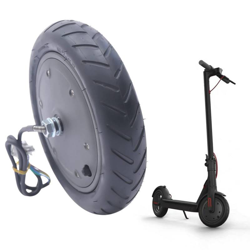 Elektroroller Reifen mit 350W Motor für Xiaomi M365/M365 PRO Scooter 8,26 Zoll Ersatzreifen Vollreifen von JAYEUW