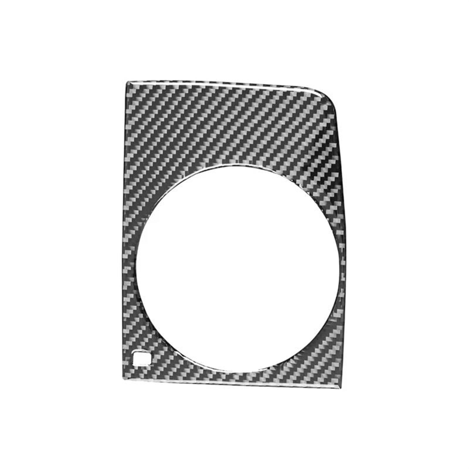 JAYWIS Carbonfaser-Abdeckung Für Getränkehalter-Panel Der Mittelkonsole, Aufkleber, Zierleiste, Ersatzteile Für Q7 2007 2008 2009-2015 Aufkleber den Innenraum(Linkslenker) von JAYWIS