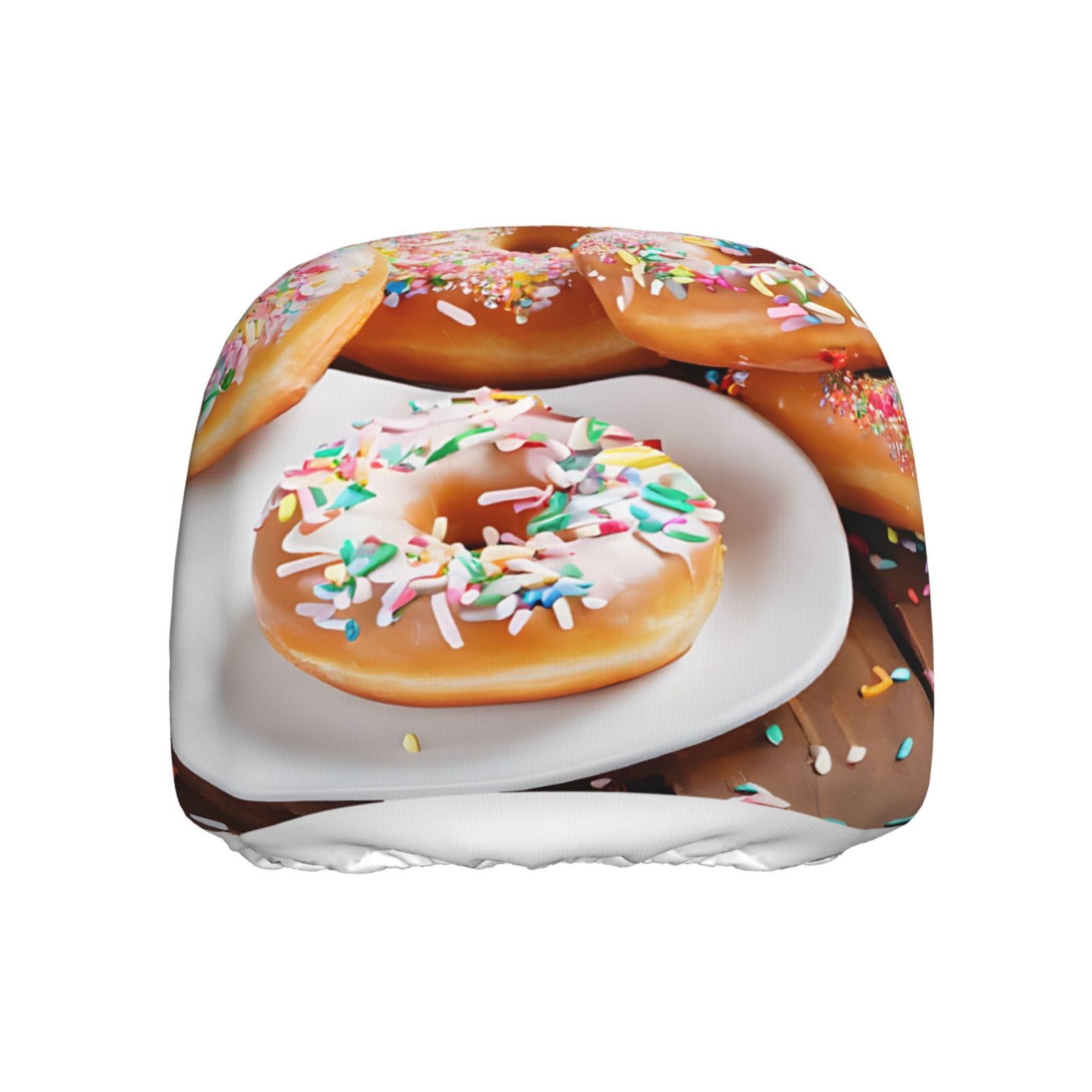 JAYWIS Christmas Donuts – Universal-Auto-Kopfstützenbezug, UV-/Staub-/Kratzschutz, dehnbare Passform für SUV/LKW/Sedan, dekorativer Sitzschutz von JAYWIS