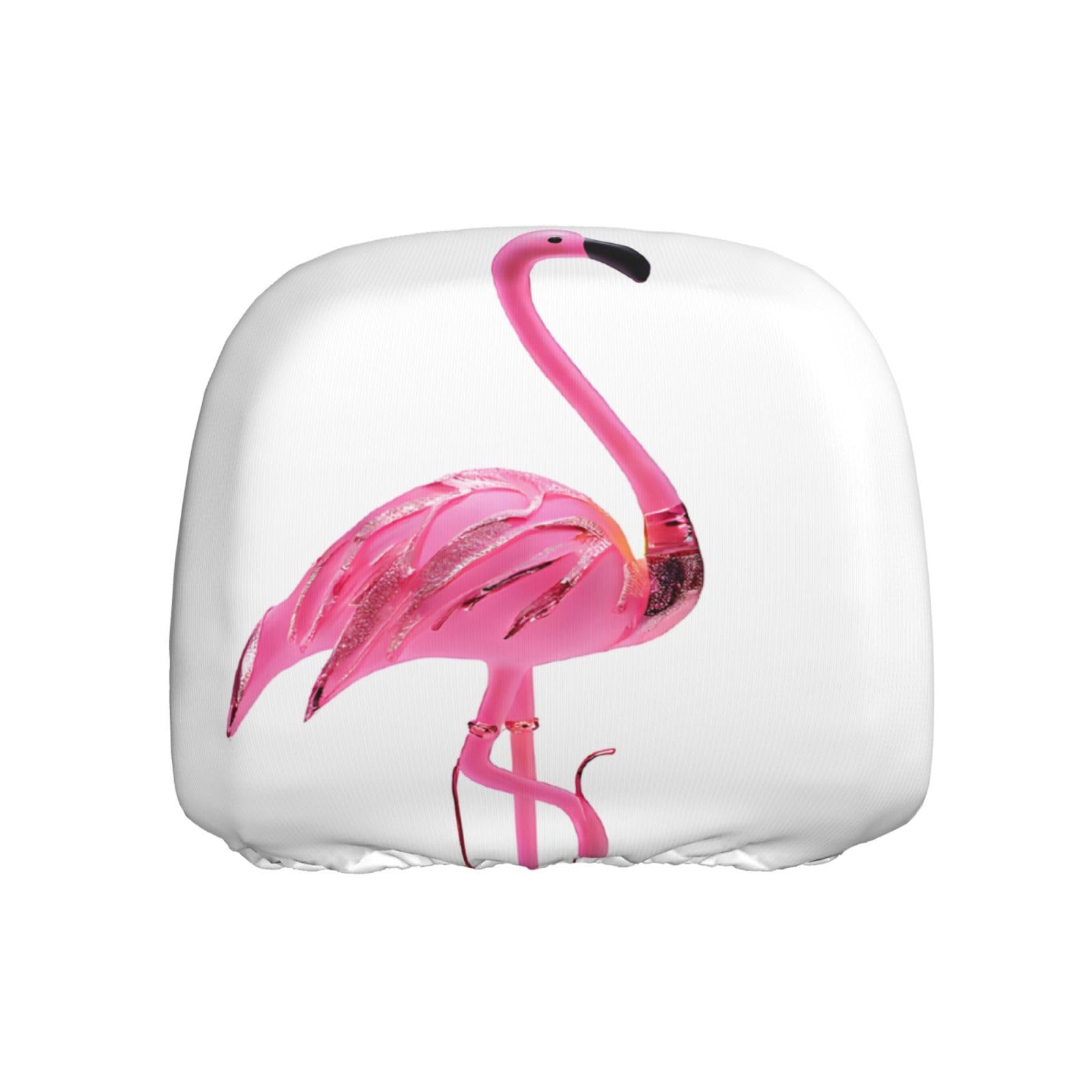 JAYWIS Flamingo Universal-Auto-Kopfstützenbezug, UV-/Staub-/Kratzschutz, dehnbare Passform für SUV/LKW/Sedan, dekorativer Sitzschutz von JAYWIS