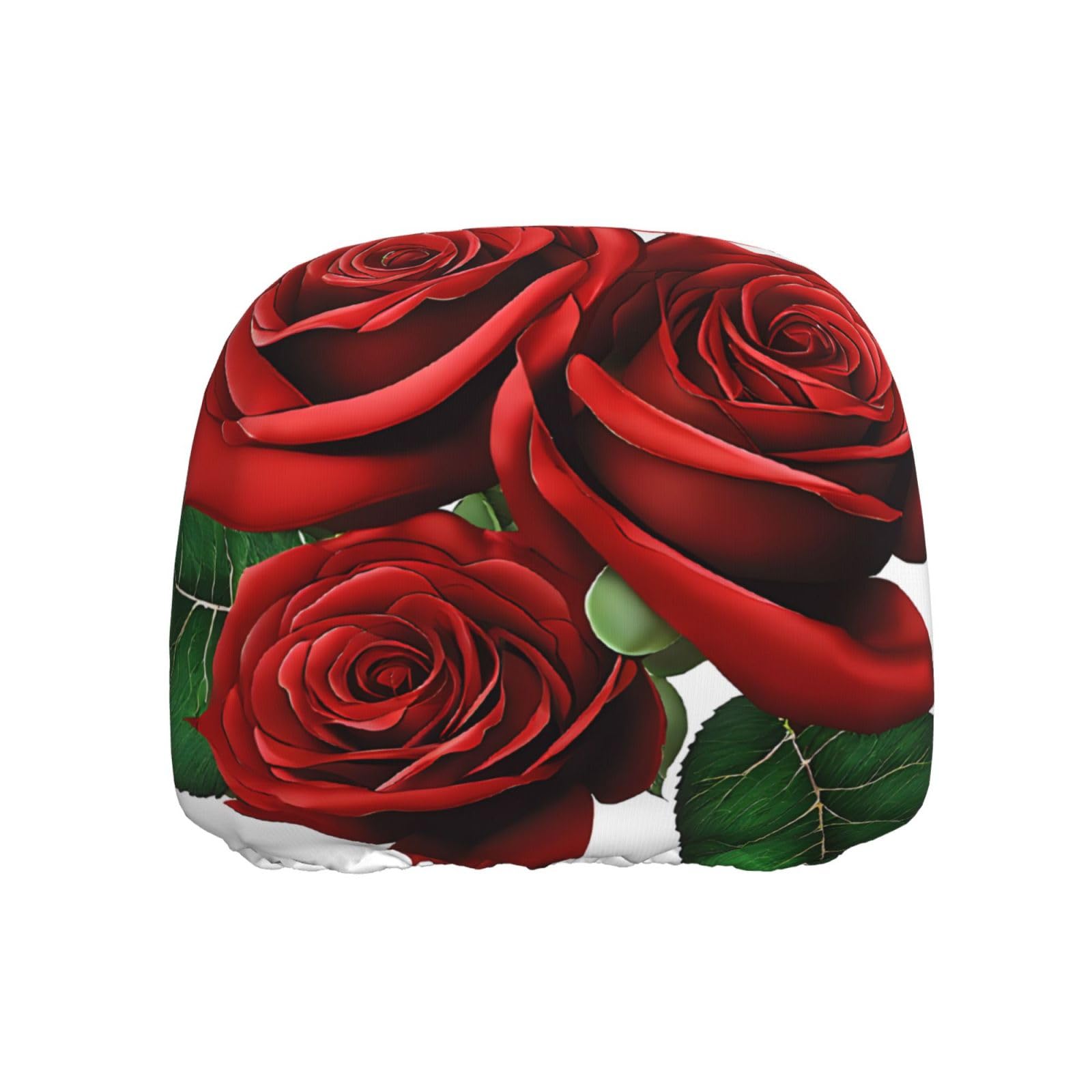 JAYWIS Gothic Roses Universal-Auto-Kopfstützenbezug, UV-/Staub-/Kratzschutz, dehnbare Passform für SUV/LKW/Sedan, dekorativer Sitzschutz von JAYWIS