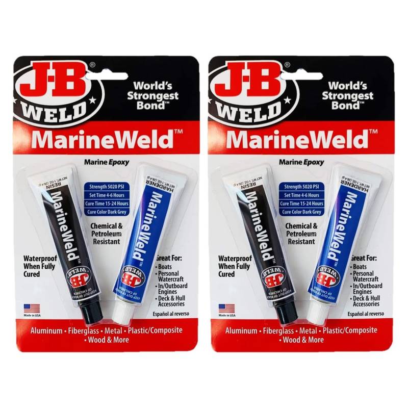 J-B Weld 8272 MarineWeld Marine Epoxy – 57 g, 2 Sets von J-B Weld