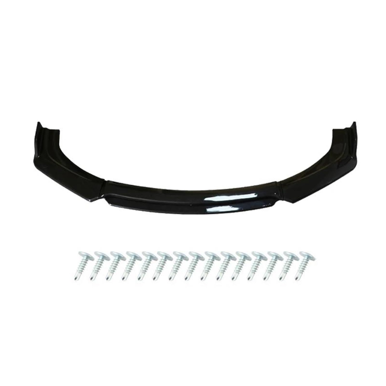 Auto Frontspoiler Für A1 A3 A4 S3 S4 Q3 Auto Zubehör Universal Front Lip Splitter Spoiler Diffusor Kit(Schwarz) von JBJXFAMAY