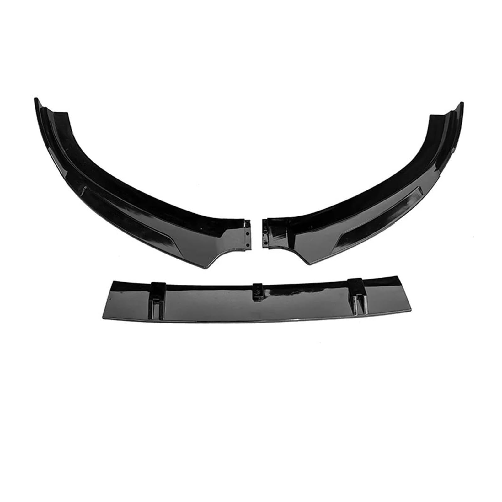 Auto Frontspoiler Für A3 S3 Sl&ine Limousine 2014 2015 2016 3PCS Auto Vorderen Stoßfänger Lip Spoiler Splitter Diffusor Abnehmbare Körper Kit Abdeckung Schutz(Glänzend schwarz) von JBJXFAMAY