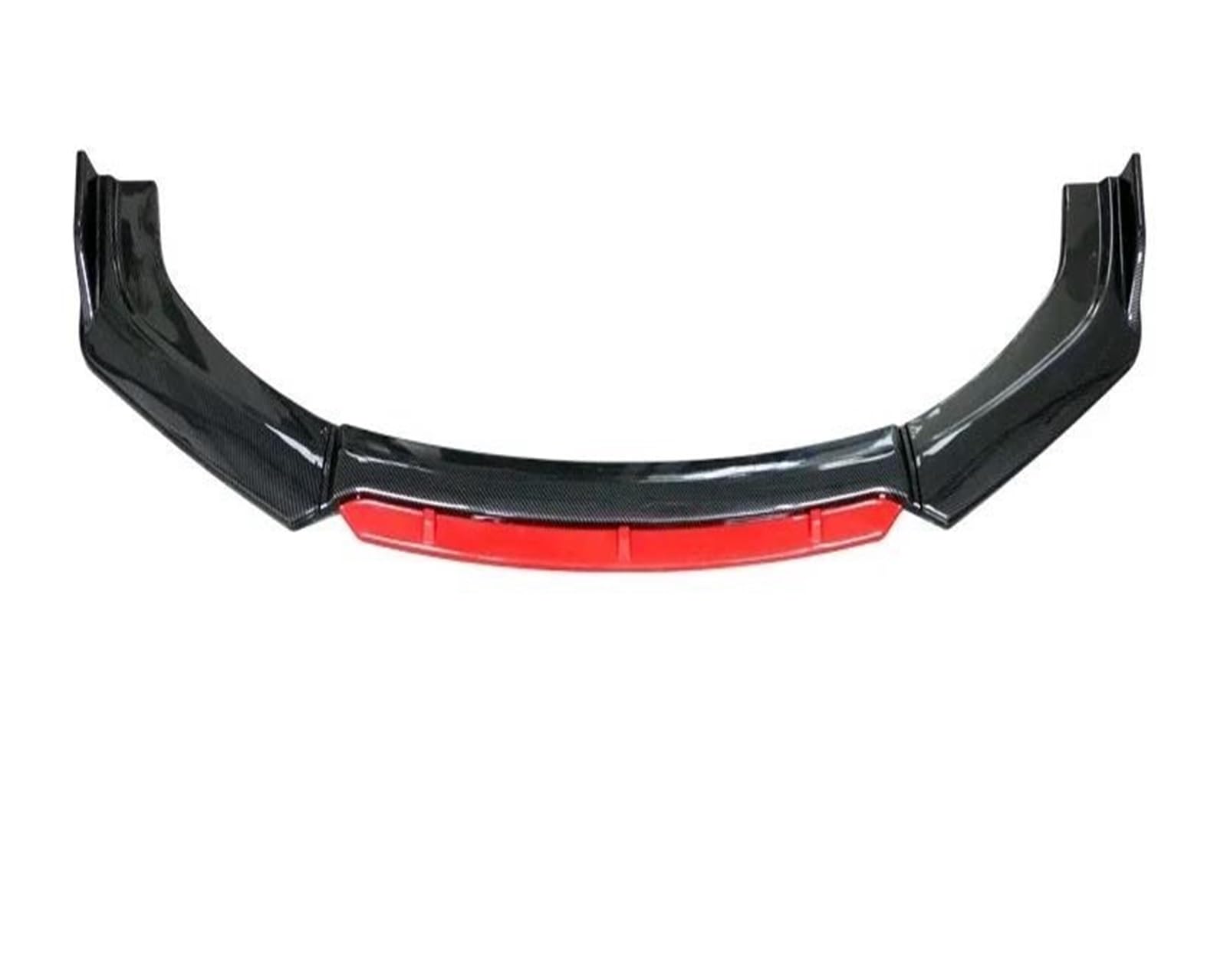 Auto Frontspoiler Für A4 A5 A6 A7 B7 B8 S4 S5 TT Quattro Frontschürze Lippe Seite Splitter Diffusor Körper Kit Spoiler Guards Auto Zubehör 4 Stücke(Carbon Look Red) von JBJXFAMAY