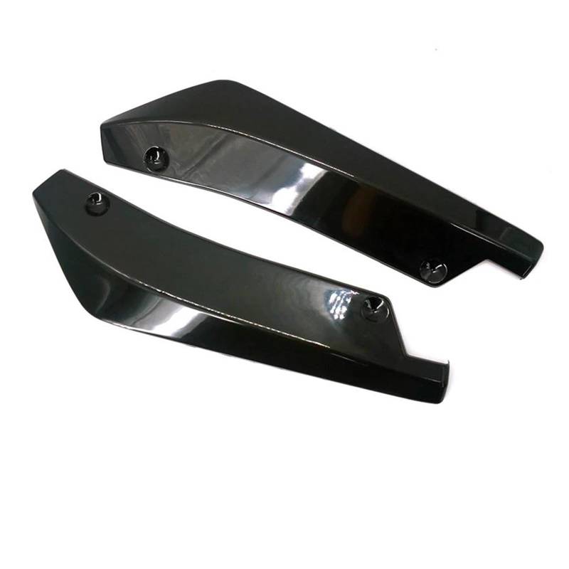 Auto Frontspoiler Für Auto Hintere Stoßstange Streifen Lip Spoiler Diffusor Splitter(Schwarz) von JBJXFAMAY