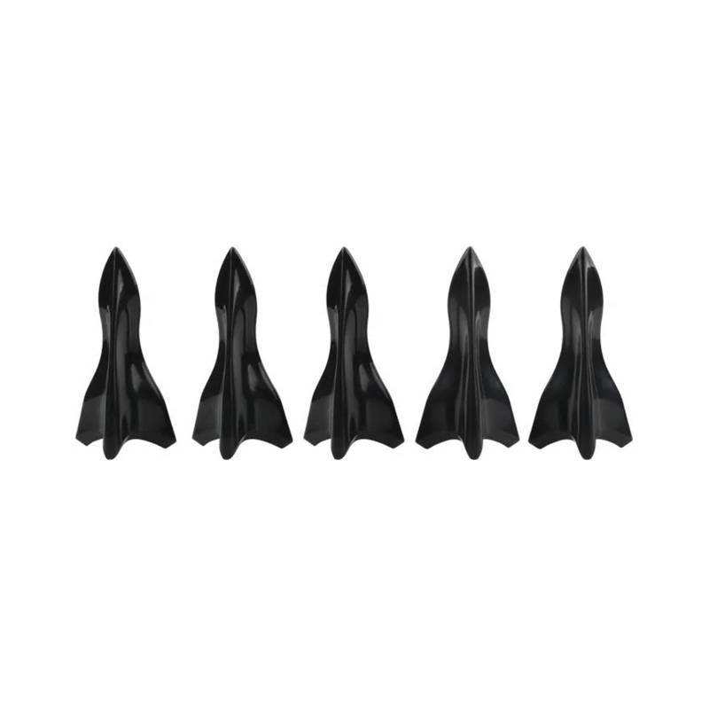 Auto Für A3 1 Stück Oder 5 Stück Oder 10 Stück Autodach Haifischflossen Diffusor Spoiler Zubehör Zubehör(Bk 5pcs style1) von JBJXFAMAY