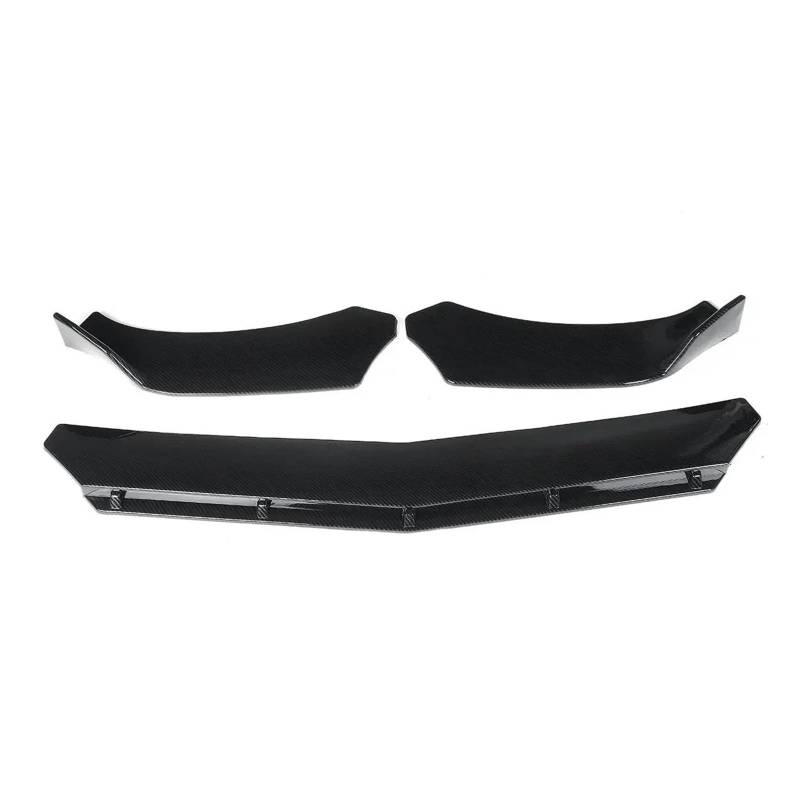 Auto Für A3 A4 A5 A6 A7 A7 A8 Q3 Q5 Q7 RS5 RS6 RS7 S3 S4 TT Alle Modelle Körper Kit Auto Universal Front Stoßstange Lip Spoiler Lip Diffusor Zubehör(Carbonfaser-Optik) von JBJXFAMAY