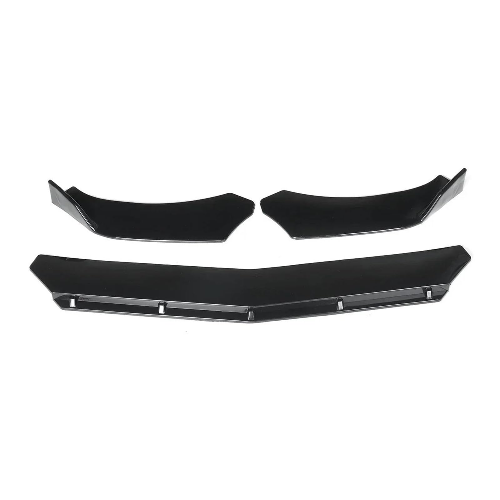 Auto Für A3 A4 A5 A6 A7 A7 A8 Q3 Q5 Q7 RS5 RS6 RS7 S3 S4 TT Alle Modelle Körper Kit Auto Universal Front Stoßstange Lip Spoiler Lip Diffusor Zubehör(Schwarz) von JBJXFAMAY