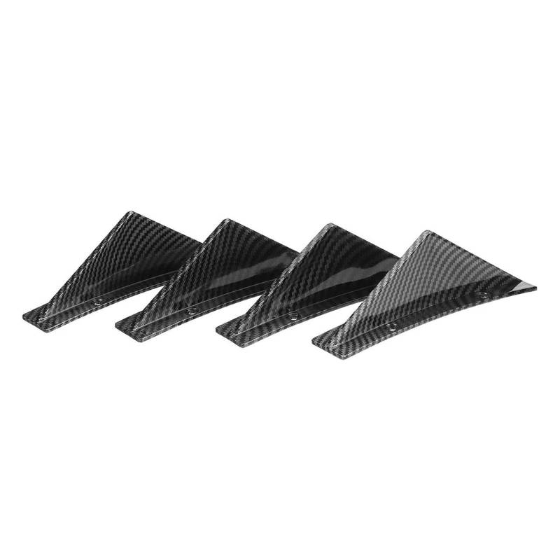 Auto Für A3 A4 A5 A6 A7 B8 S3 2001-2022 Hinten Lip Diffusor Shark Fins Schürzen Abdeckung Aufkleber Auto Zubehör Zubehör(2) von JBJXFAMAY