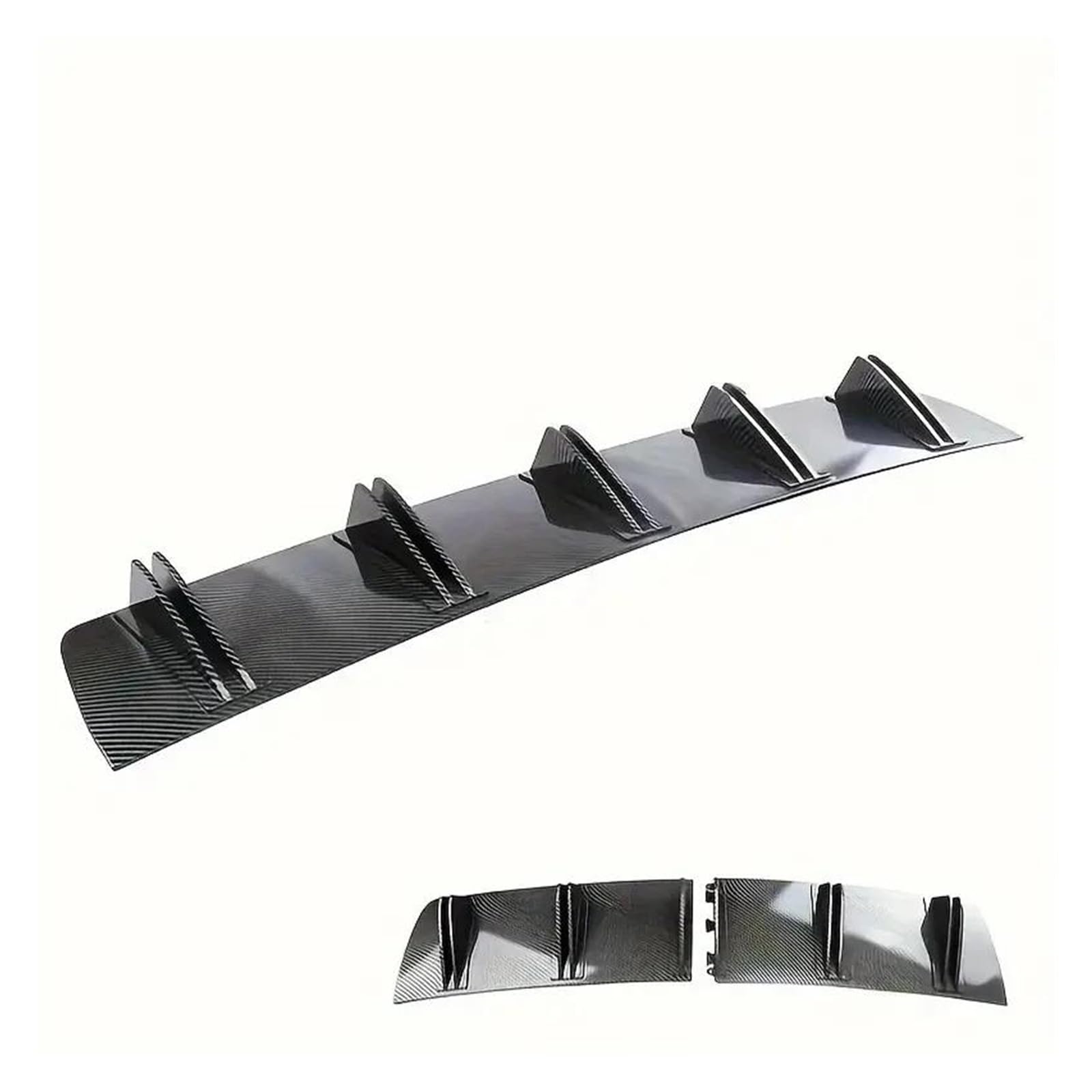 Auto Für A3 A4 A5 A6 A7 B8 S4 Q5 2024 Universal Hinten Diffusor Stoßstange Splitter Kinn Spoiler Untere Lip Auto Teile Zubehör(2) von JBJXFAMAY