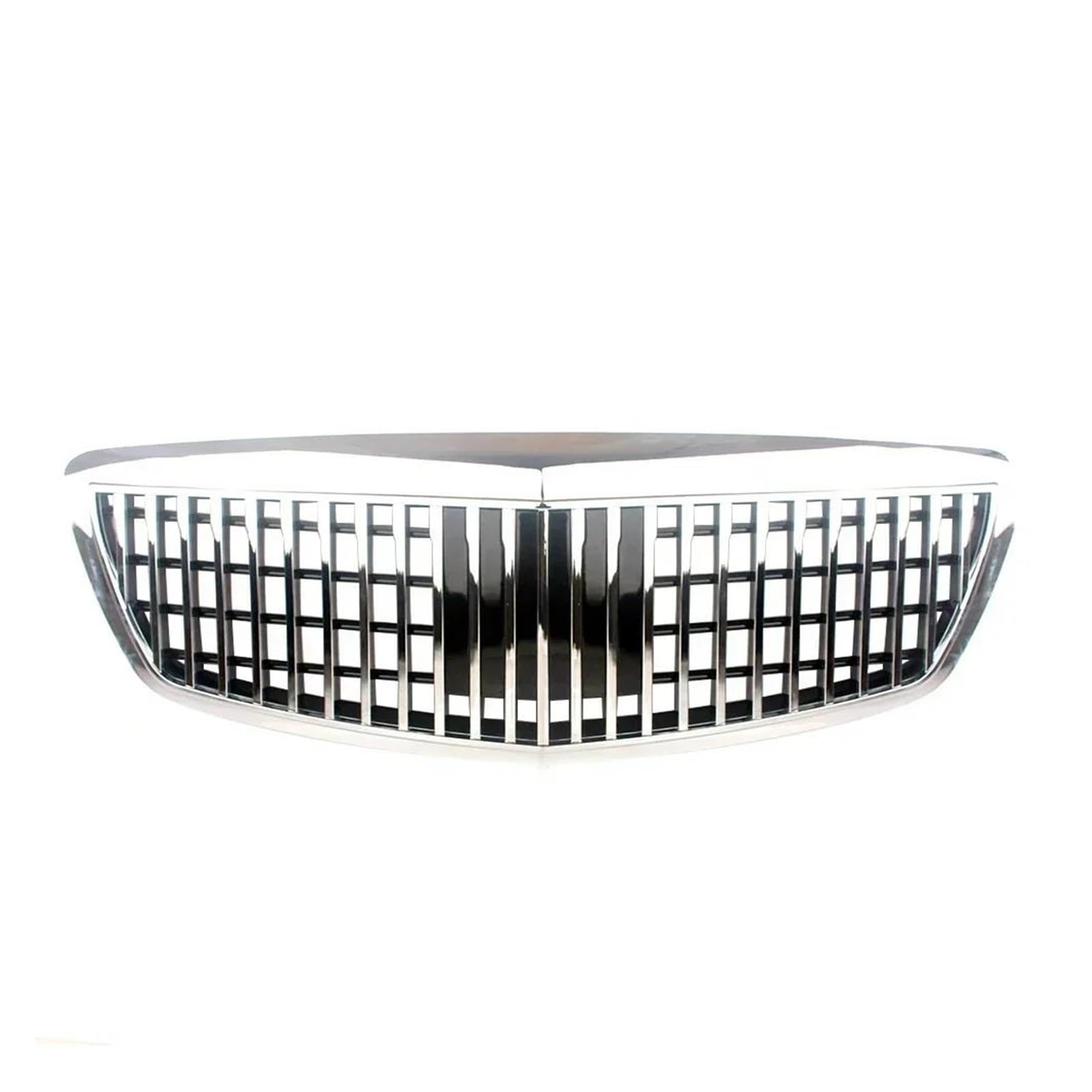 Auto Für Mercedes Für Benz W221 S-Klasse S320 S350 S400 S430 S450 S500 S600 2005-2009 Front Racing Facelift Oberer Kühlergrill Für Stoßstange Zubehör(SILBER) von JBJXFAMAY