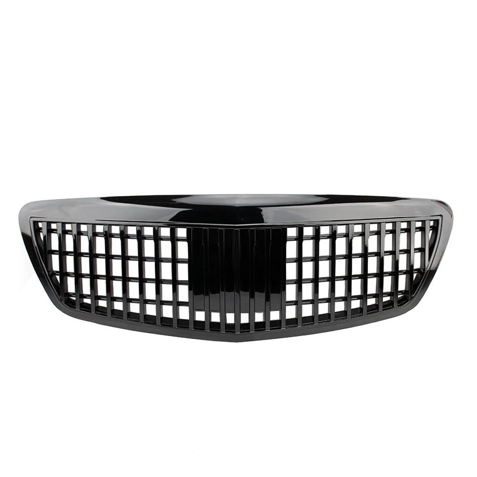 Auto Für Mercedes Für Benz W221 S-Klasse S320 S350 S400 S430 S450 S500 S600 2005-2009 Front Racing Facelift Oberer Kühlergrill Für Stoßstange Zubehör(Schwarz) von JBJXFAMAY