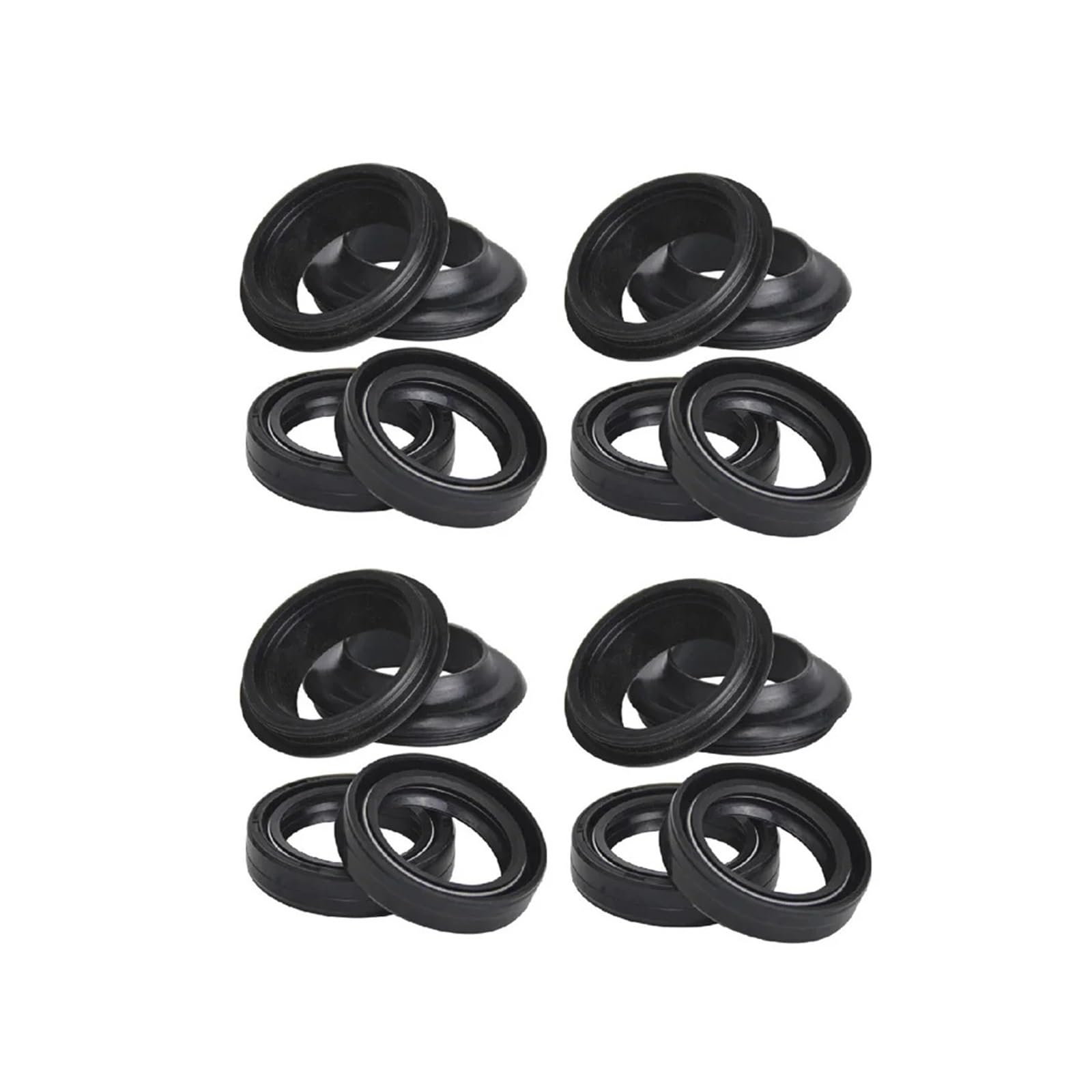 33x46x11 33 46 11 Motorrad Gabel Dämpfer Öl Dichtung Frühling Staub Dichtung for CB400A Automatische CB400F SUPER SPORT CB 400(8xOil seal 8xcover) von JBJYGSG