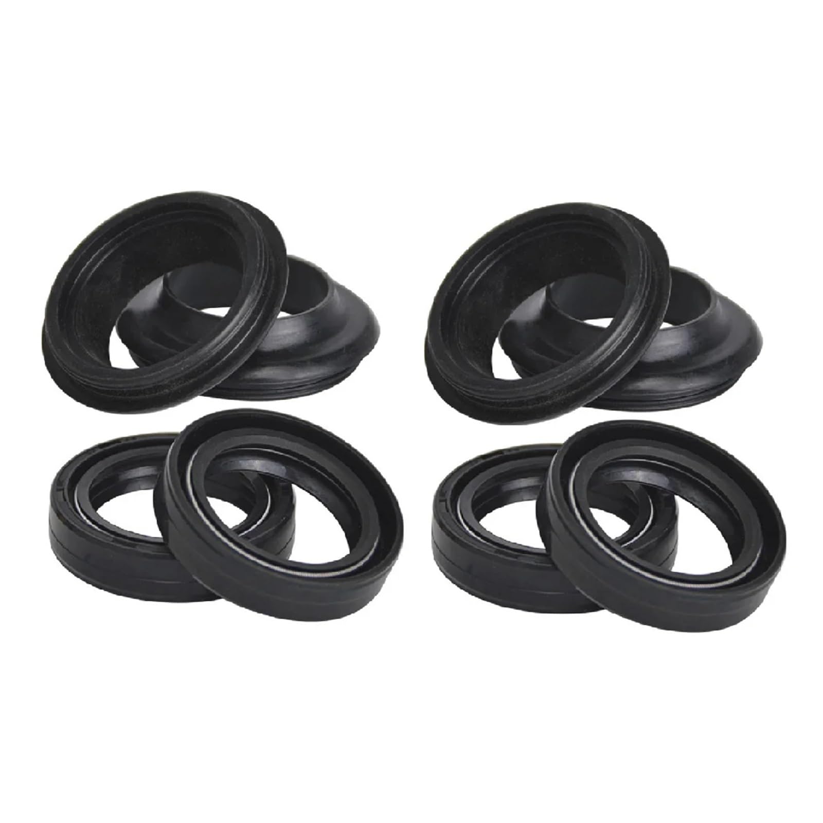 33x46x11 33 46 11 Motorrad Stoßdämpfer Vorne Gabel Dämpfer Öl Dichtung Frühling Staub Dichtung for CMX250C Rebel CMX250 CMX 250(4xOil seal 4xcover) von JBJYGSG